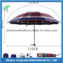 Meilleur Check Design Parasol pour femmes Parasol Promotion Gift Umbrella